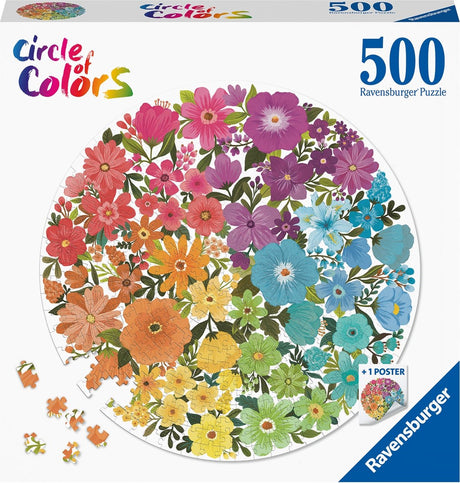 Ravensburger -Farbkreis Rätsel - Blumen, 500st.