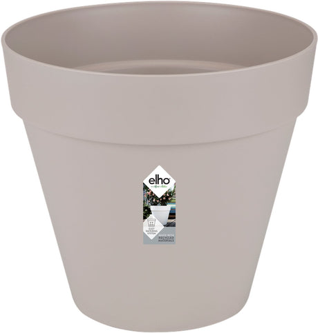 Elho loft urban rond 50 - bloempot voor buiten - ø 48.5 x h 44.5 cm - warm grijs