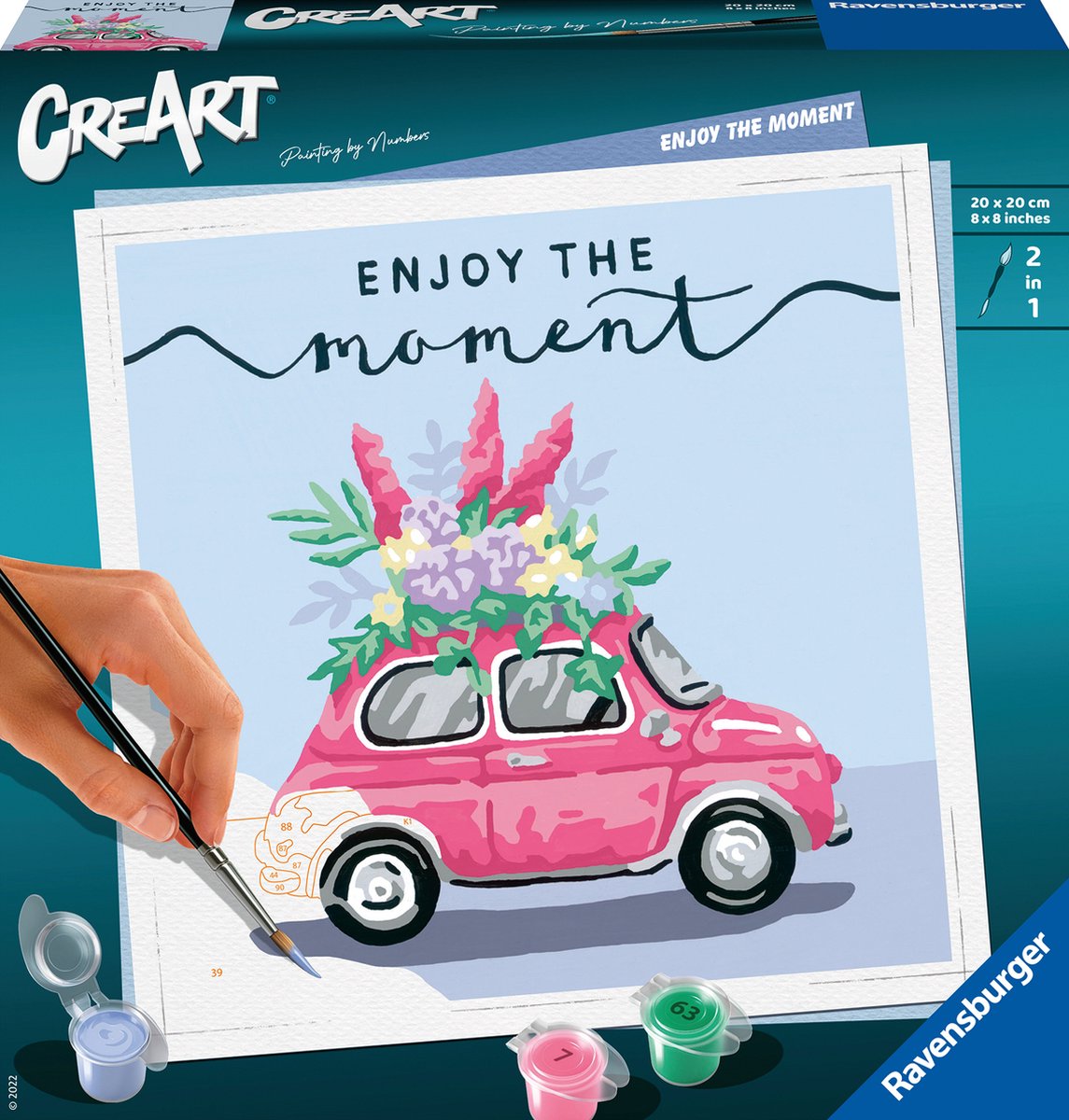 Ravensburger Creart Painting bei Nummer - Genießen Sie den Moment