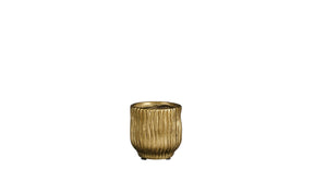 Ponta pot rond goud - h10xd9,5cm
