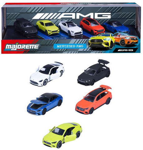 Majorette Mercedes-AMG Set, 5-teilig.