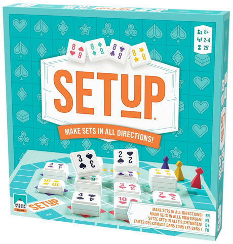 Asmodee Setup – spannendes strategisches Brettspiel voller Bluff-Taktiken – Partyspiel für 2–4 Spieler – ab 8 Jahren