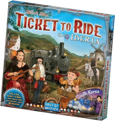 Days of Wonder – Ticket to Ride – Iberia Südkorea – Erweiterung – Brettspiel