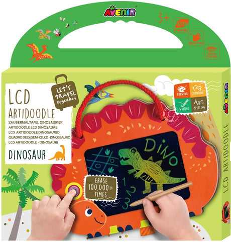 Avenir LCD Artidoodle – Dinosaurier – Zeichenbrett – 21 x 16 cm – 3 Jahre