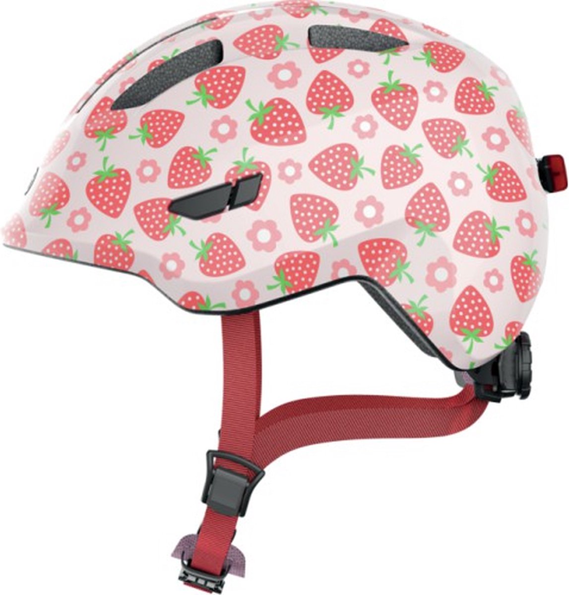 Abus Helm Smiley 3.0 LED Rose Strawberry S 45-50 cm