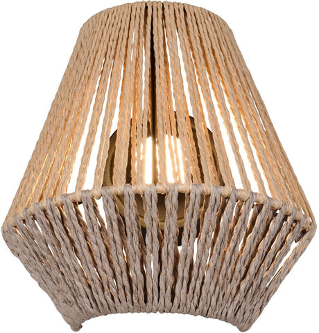 Rl lebe dein Licht Reality Lira - Wandleuchte - Natur - inkl. 1x SMD 1,5 W - 4-Stufen-Touch - USB-Anschluss - Wandmontage - wiederaufladbar - kabellos