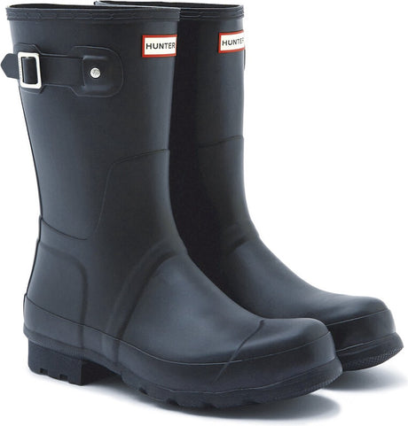 Hunter Herren Original kurze Herren-Regenstiefel – Größe 45 46