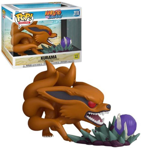 Funko Naruto Kurama (Pop! Deluxe) Glow-in-the-Dark Vinyl Figure 2118 Unisex Pop! - neutral - Standard