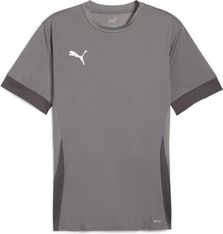 Puma Teamgoal Matchday Jersey Herren-Sportshirt – Gusseisen – Weiß-Shadow-Grau