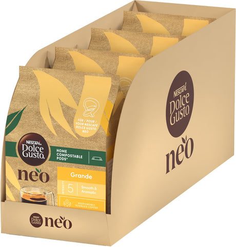 Nescafé Dolce Gusto Neo Kaffeepads Grande – 4x12 Pads für 12 Tassen Kaffee