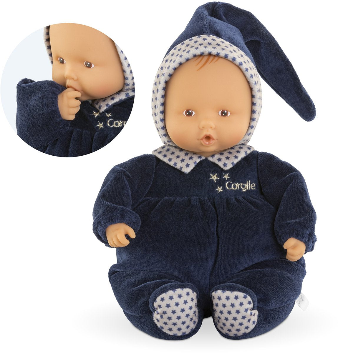 Corolle Mon Doudou Babipouce Blue Starry Dreams Babypop, 28 cm
