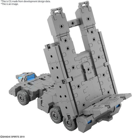 Bandai Namco Bandai Gundam 30-mm-Kunststoffmodellbausatz 1 144 Fahrzeug mit erweiterter Bewaffnung, individuelle Modellbausätze in Trägerversion