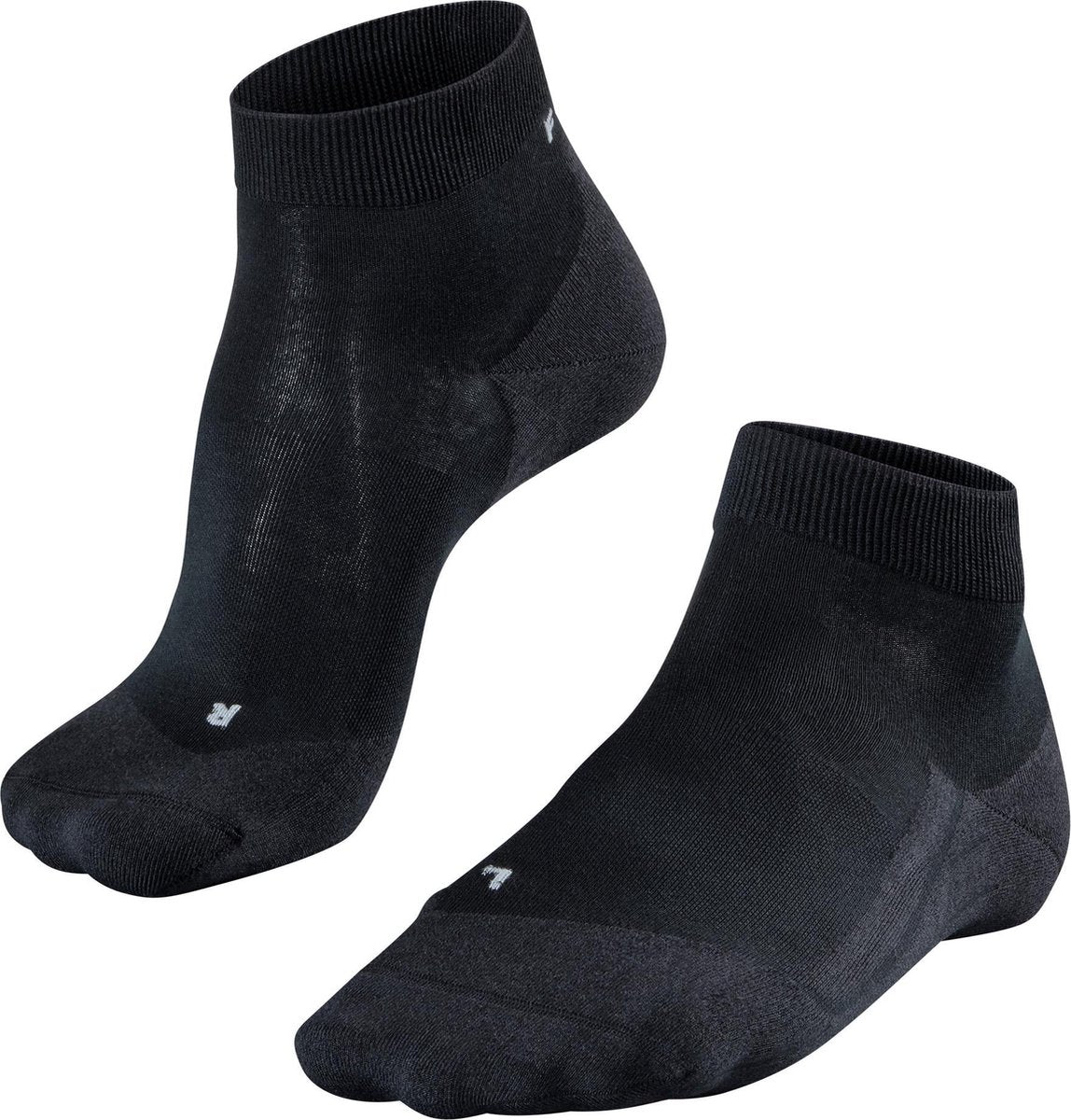 Falke ru4 Light Short Anti-Blister-Lyocell-Funktionsmaterial-Laufsocken Damen Schwarz – Größe 39-40
