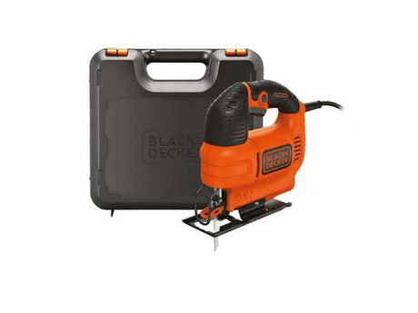 Black+Decker 520W Stichsäge. gerade Schnitte. Biegungen und 45°-Fasen. variable Geschwindigkeit - ks701ek-qs