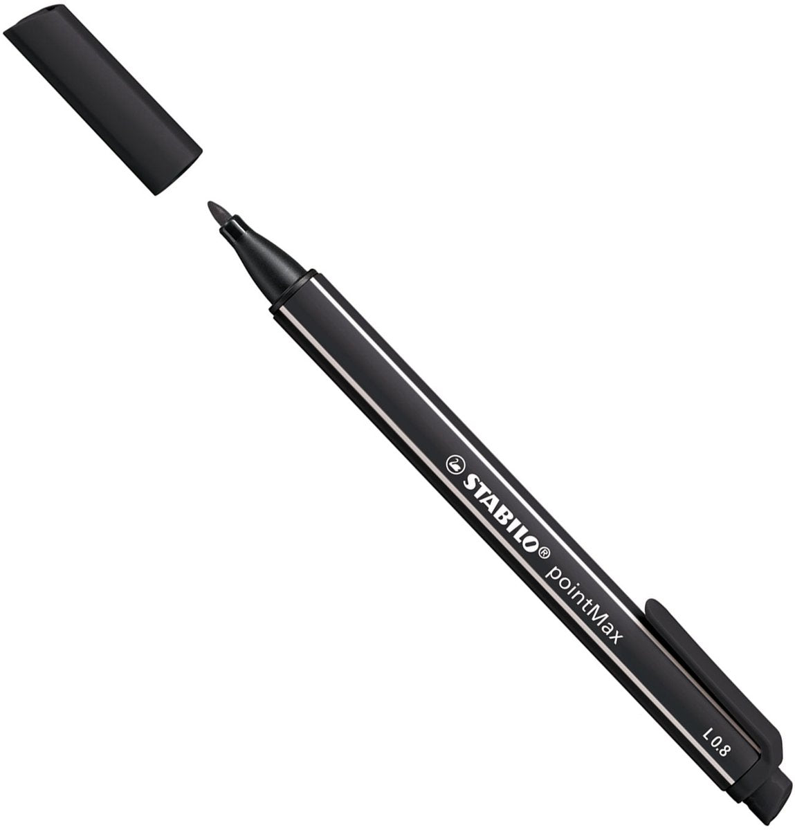 Stabilo pointmax - Hardtip Fineliner - Schwarz (488 46)