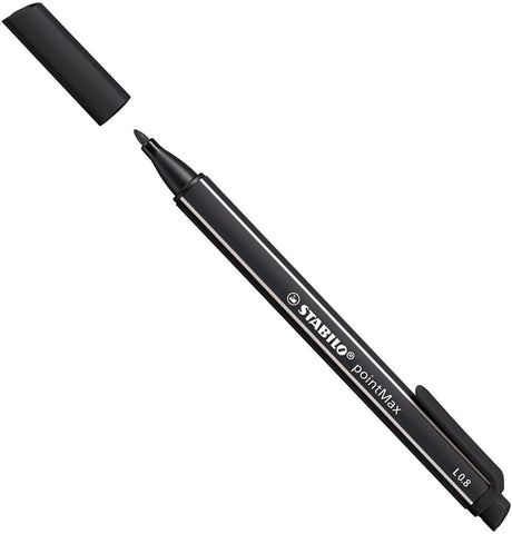 Stabilo pointmax - Hardtip Fineliner - Schwarz (488 46)