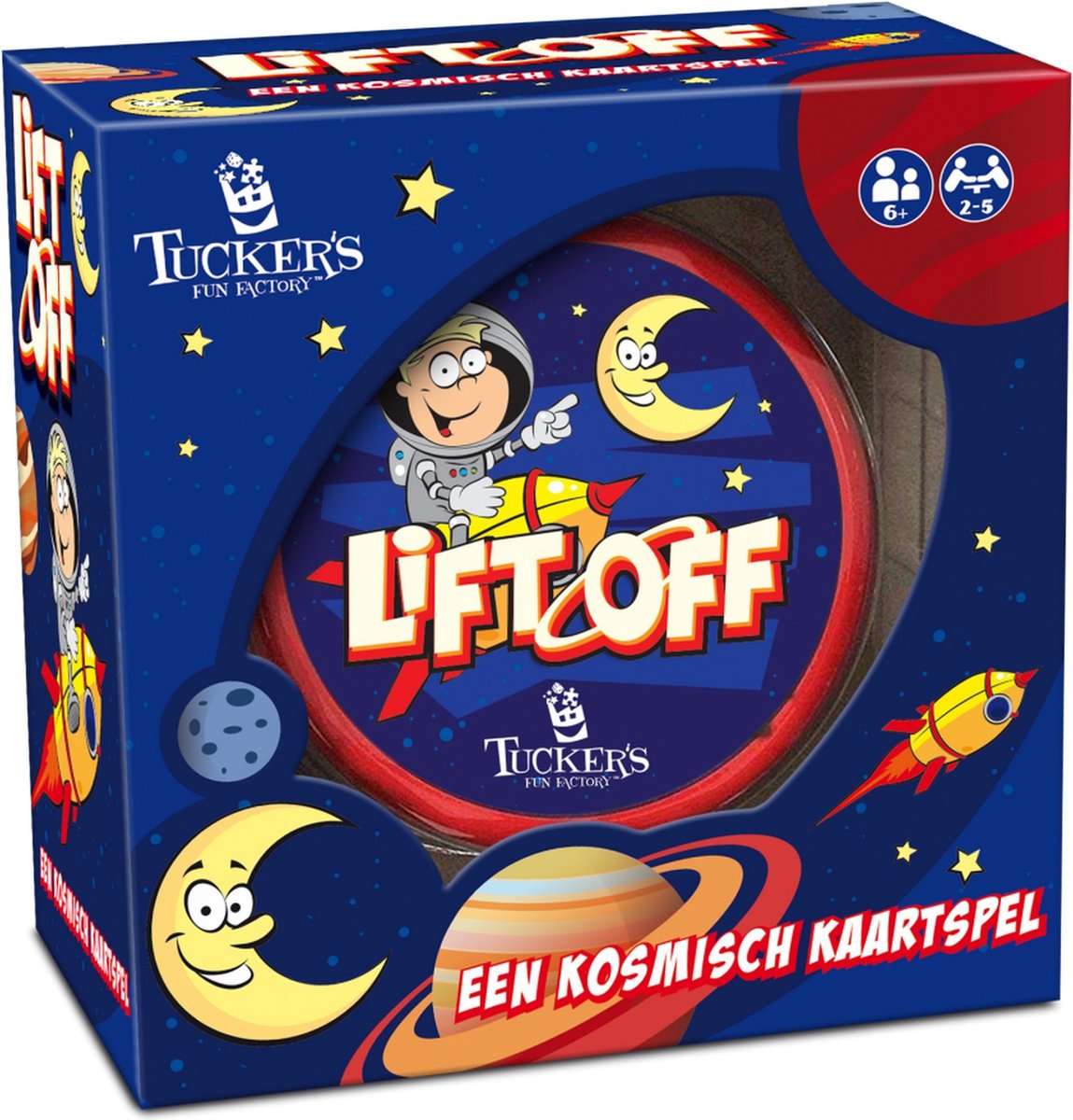 Tucker's fun factory lift off kaartspel