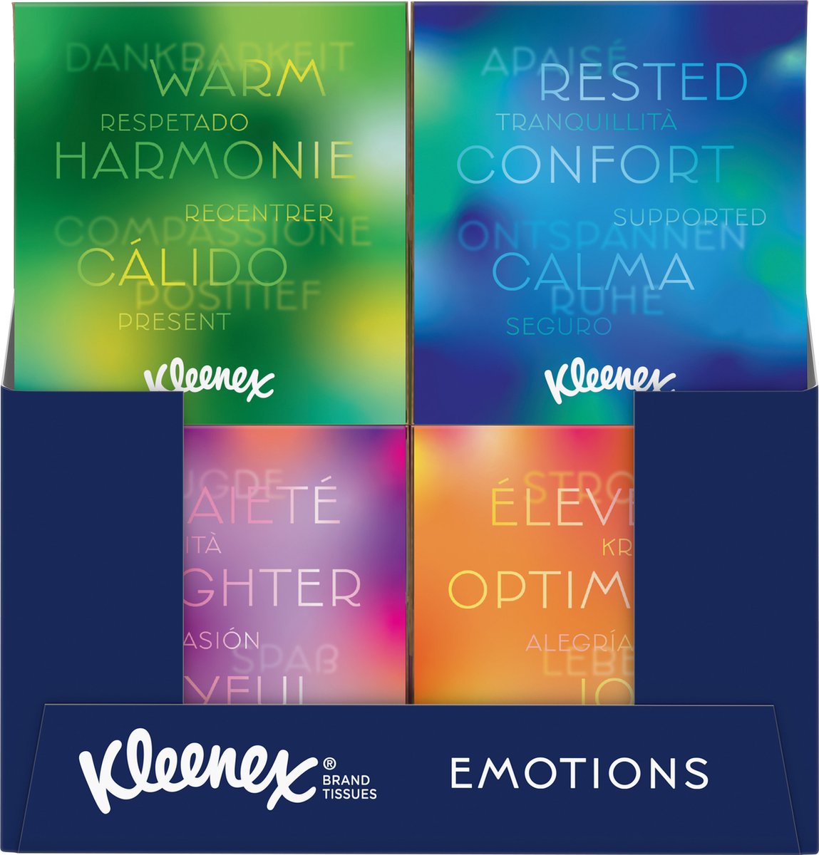 Kleenex-Taschentücher - Sammelbox - Vorteilspackung - 12 x 48 Stück (576 Taschentücher)