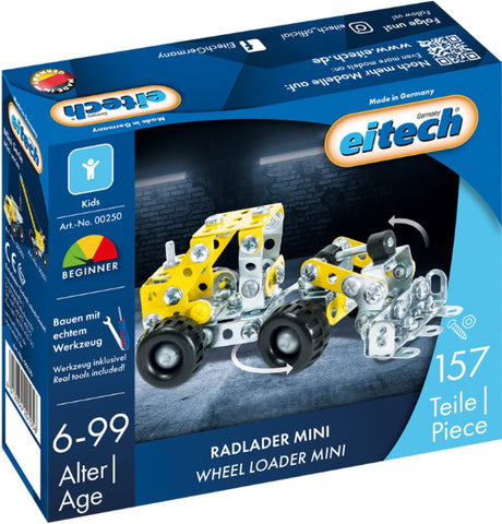 Eitech ® Baukasten – Mini-Schaufel-Bauset – 157-teilig – Metallbaukasten mit Werkzeug – Konstruktionsspielzeug – ab 6 Jahren