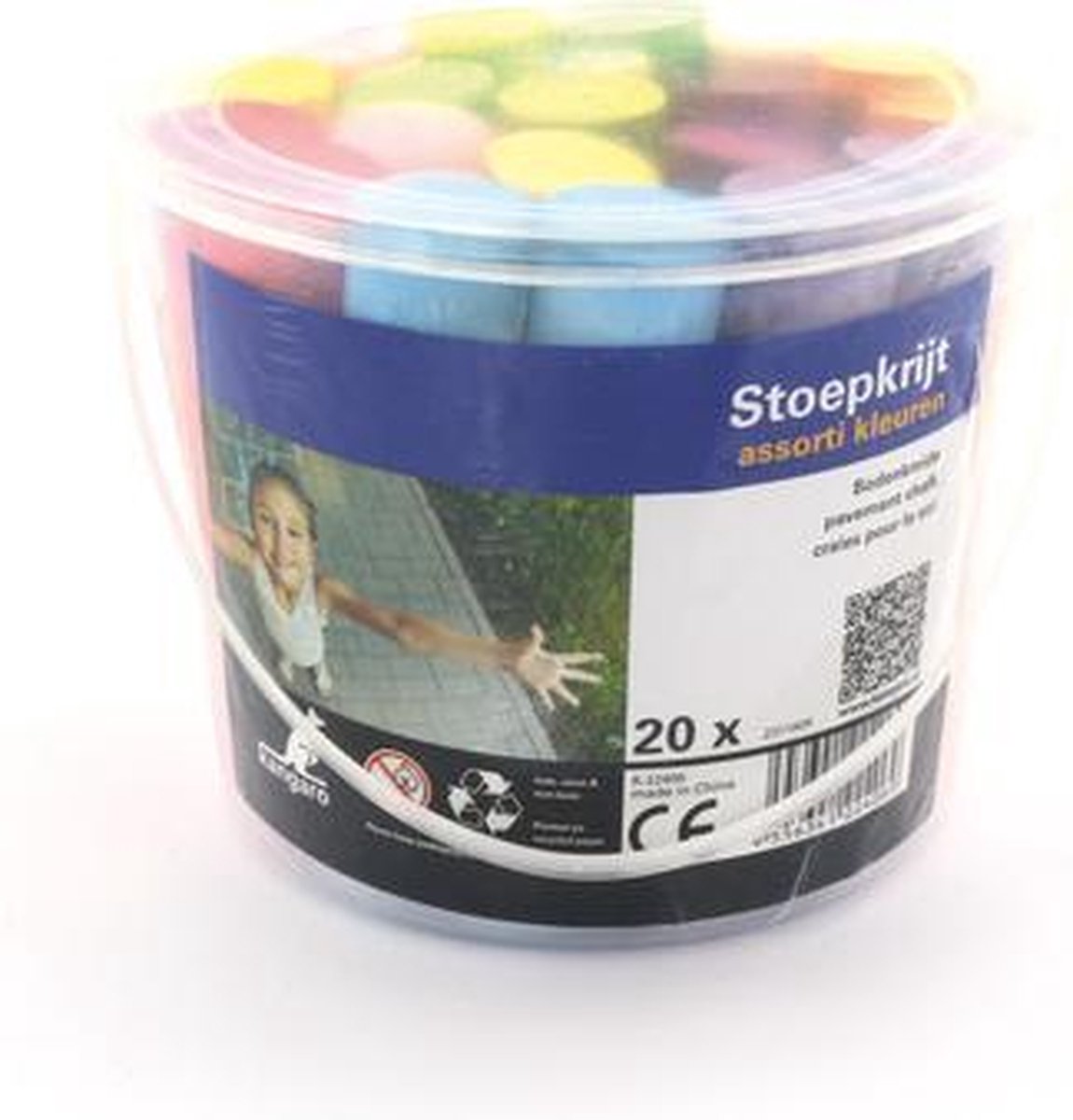 Känguru-Gehwegkreide – 20 Stück – 25 mm