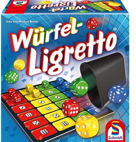 Schmidt® - Würfel ligretto® - Actionspiel mit Würfeln - schnelles Reaktionsspiel - ab 8 Jahren - 2-4 Spieler