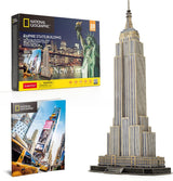 Kubisches lustiges 3D-Puzzle National Geographic Empire State Building