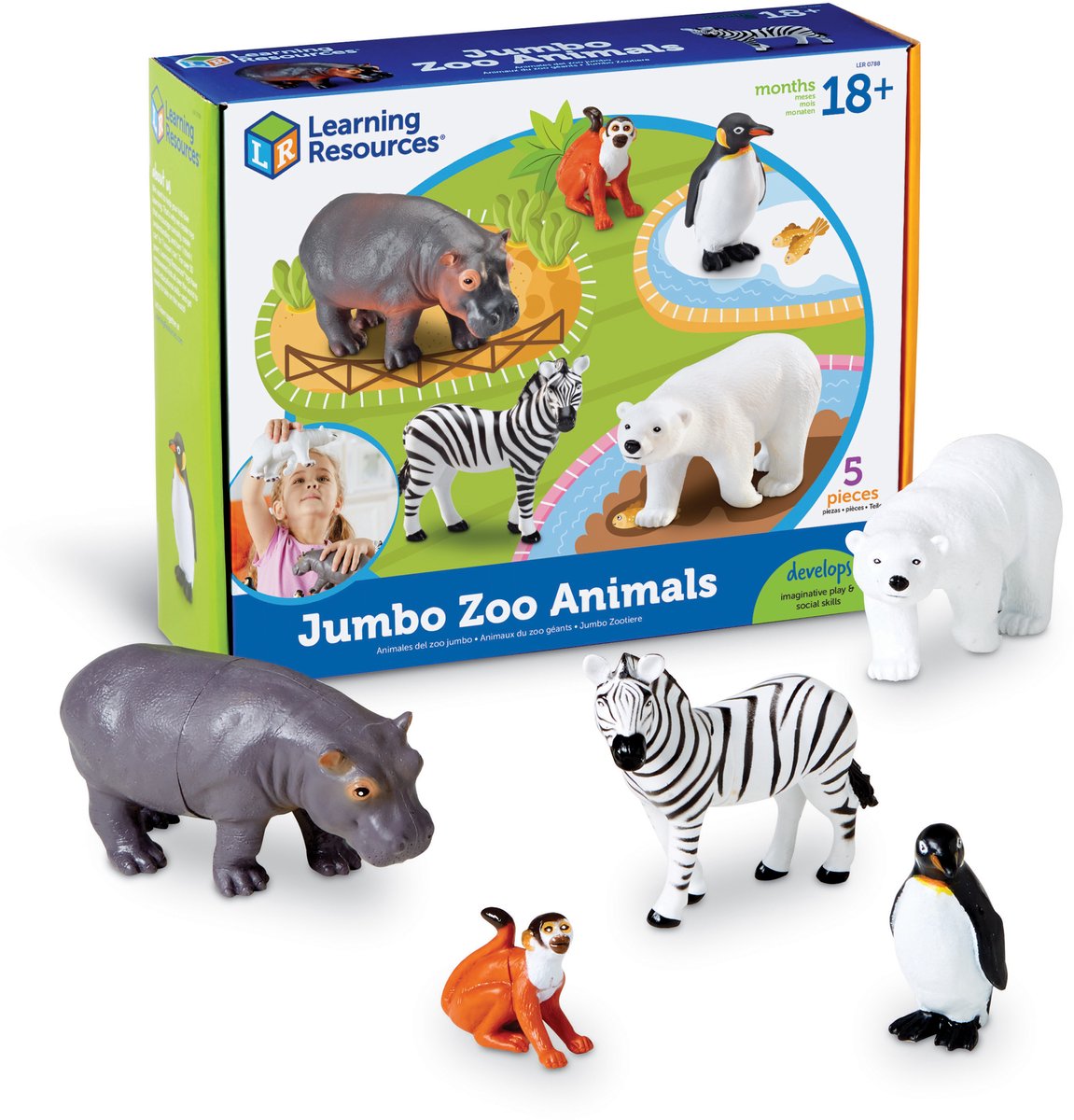 Lernressourcen Jumbo-Zootiere – ab 18 Monaten