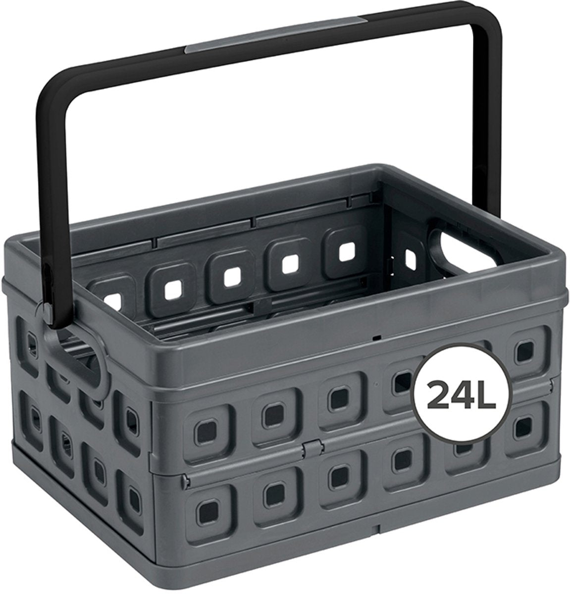 Sunware Faltkiste 24 l mit grauem Griff