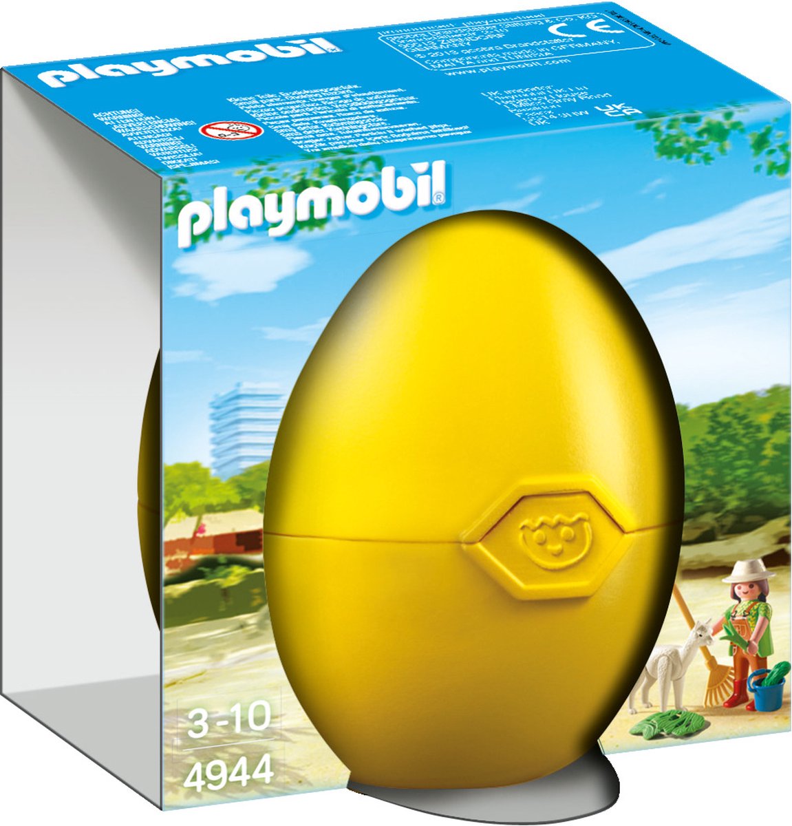 Playmobil Animal Caretaker mit Alpaka in Ei - 4944