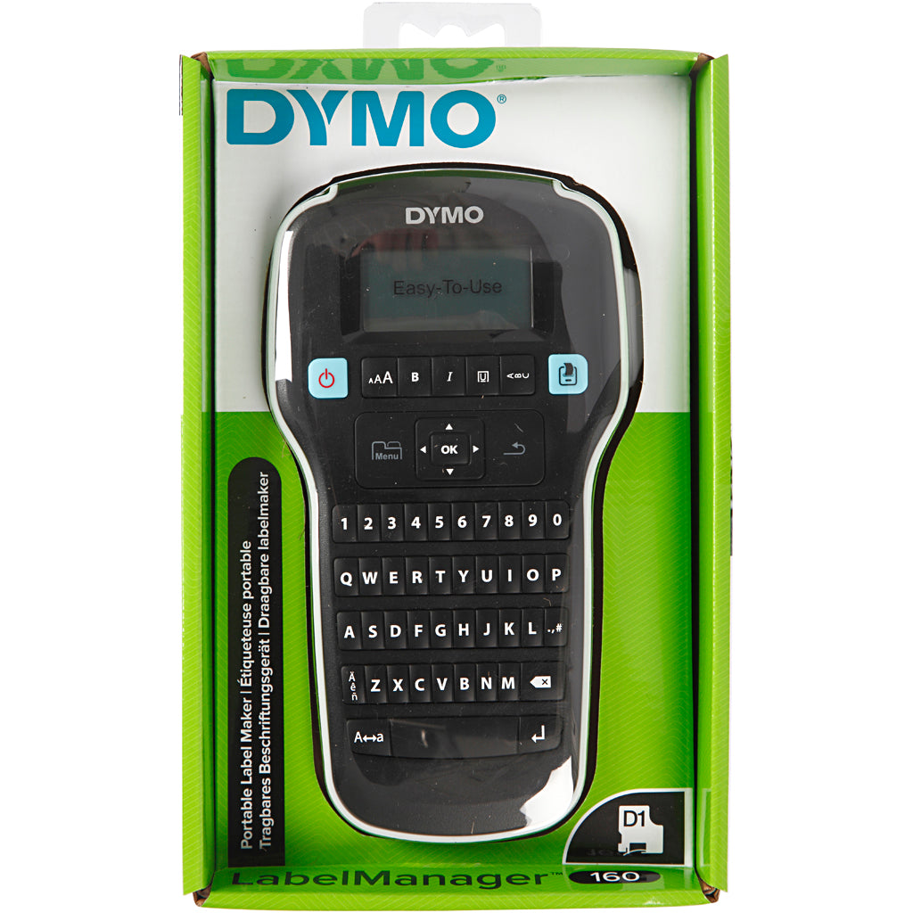 Dymo Etikettenmanager, Größe lm160, B: 9+12 mm, 1 Stück