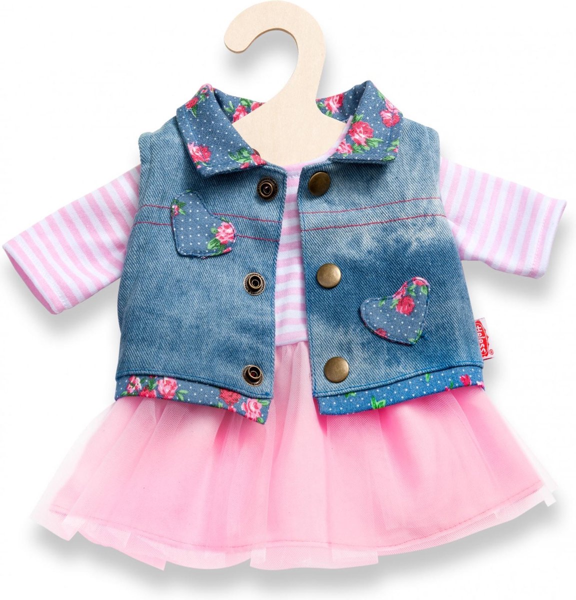 Heless Puppenkleid mit Weste, 35-45 cm