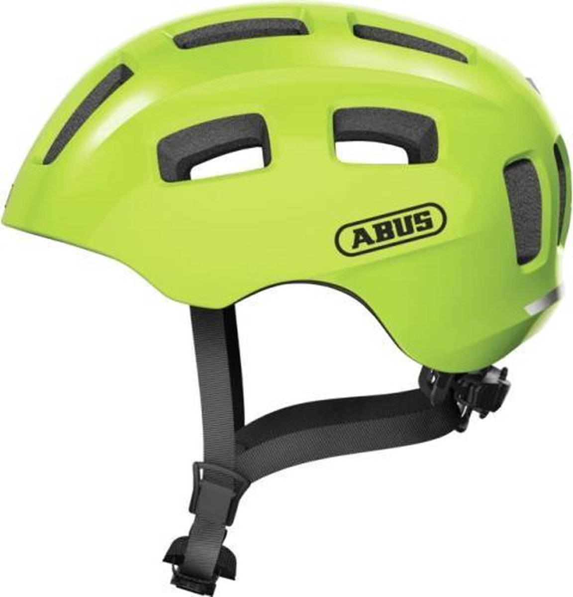 Abus Fahrradhelm youn-i 2.0 signalgelb m - 52-57 cm - gelb - geeignet für den Einsatz an Elektrofahrrädern - Cityfahrrädern - 260 g