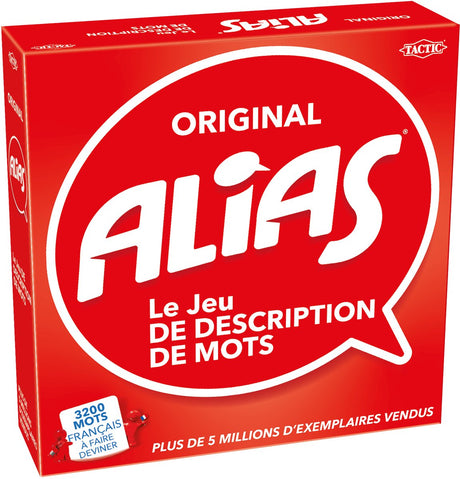 Alias-Originalspiel – französisches Brettspiel mit 3200 Wörtern