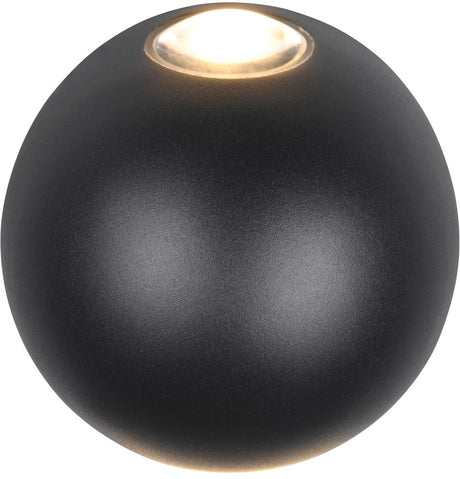 Trio avisio - Wandleuchte - Schwarz matt - inkl. 2x SMD 2W - Außenbeleuchtung - IP54