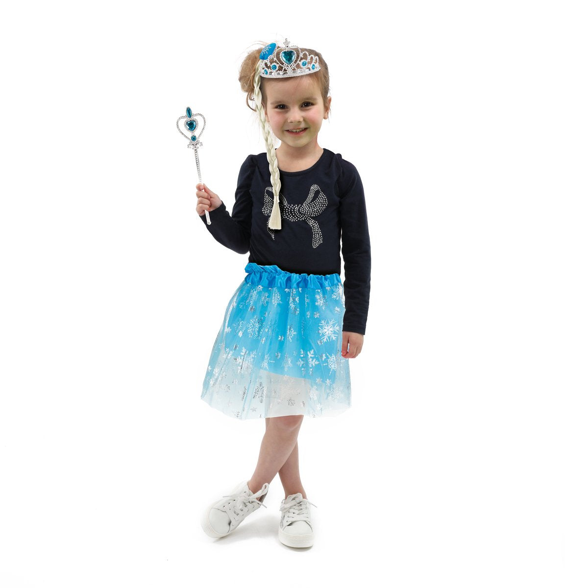 Toi-toys Eisprinzessin mit Tutu, Tiara und Prinzessinnenstab