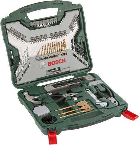Bosch X-Line Bohrer-Set – 103-teilig – Holz, Metall und Stein