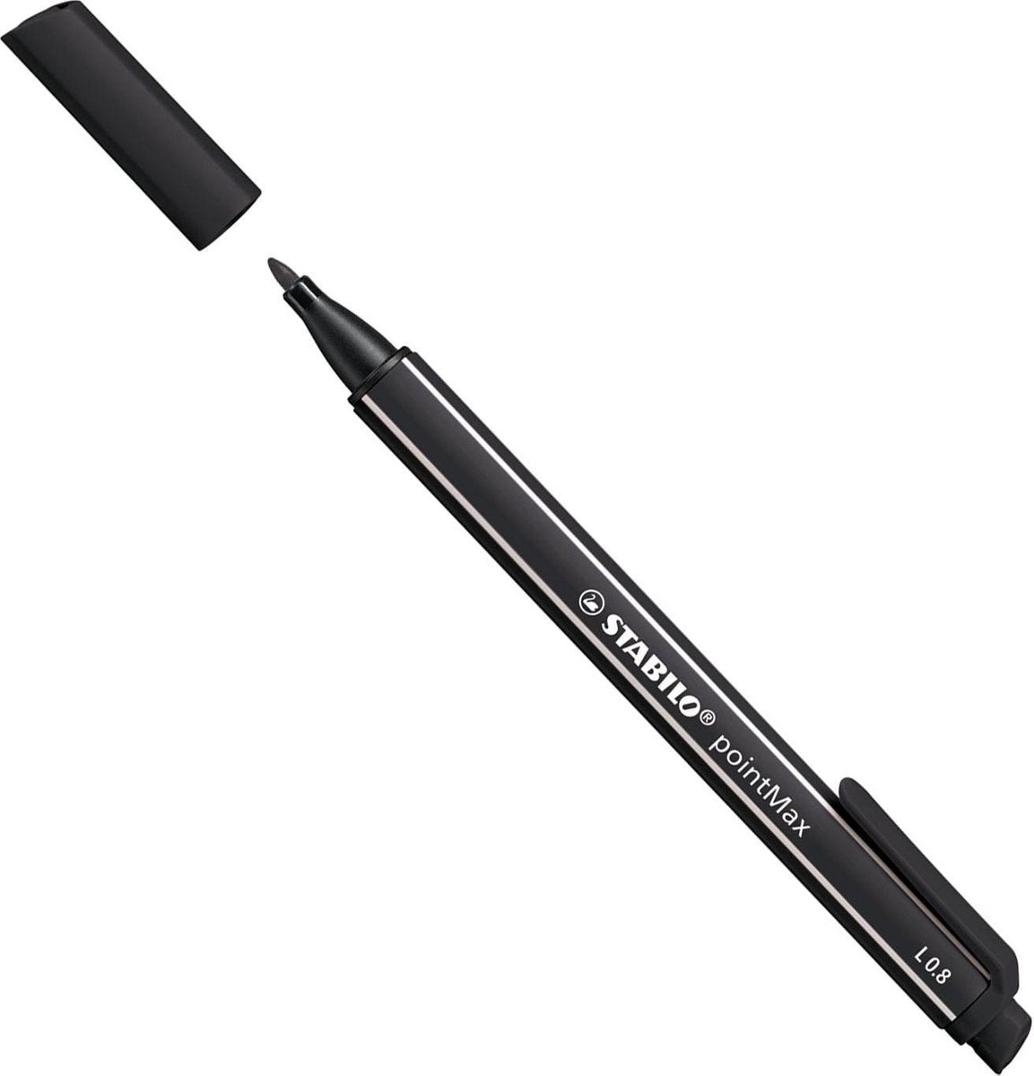 Stabilo pointmax - Hardtip Fineliner - Schwarz (488 46)