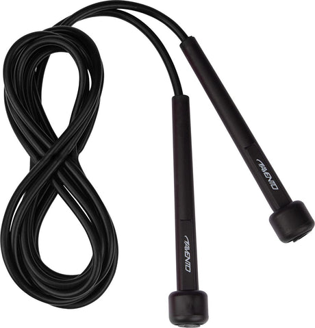 Avento springtouw basic - slim grip - zwart