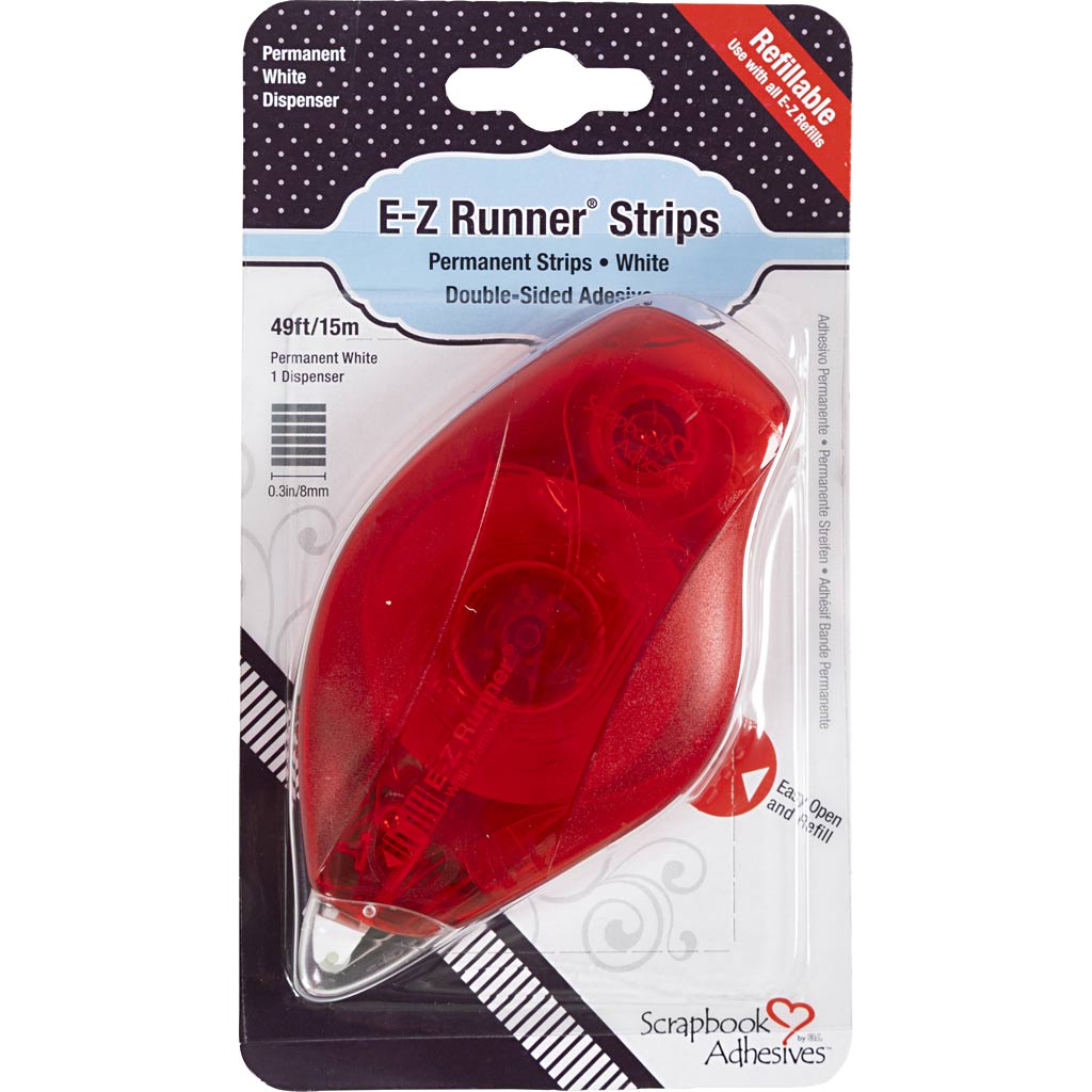 E-z runner®, Streifen, permanent, B: 8 mm, 15 m 1 Rolle