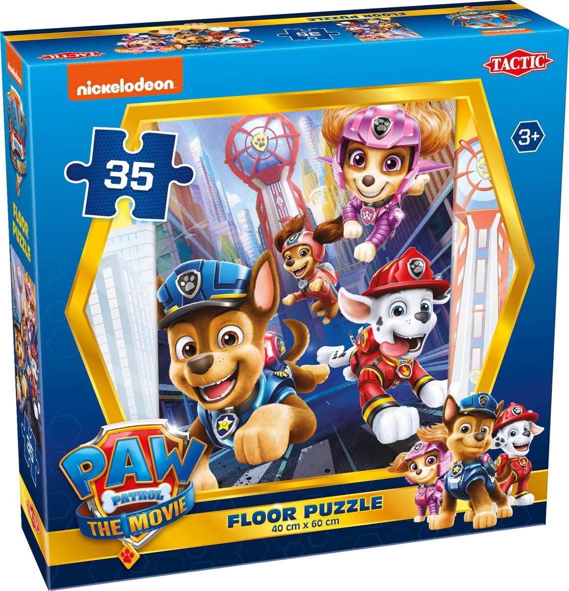 Tactic Paw Patrol – Das Film-Bodenpuzzle – Puzzle – ab 3 Jahren – 35 Teile – 60 x 40 cm