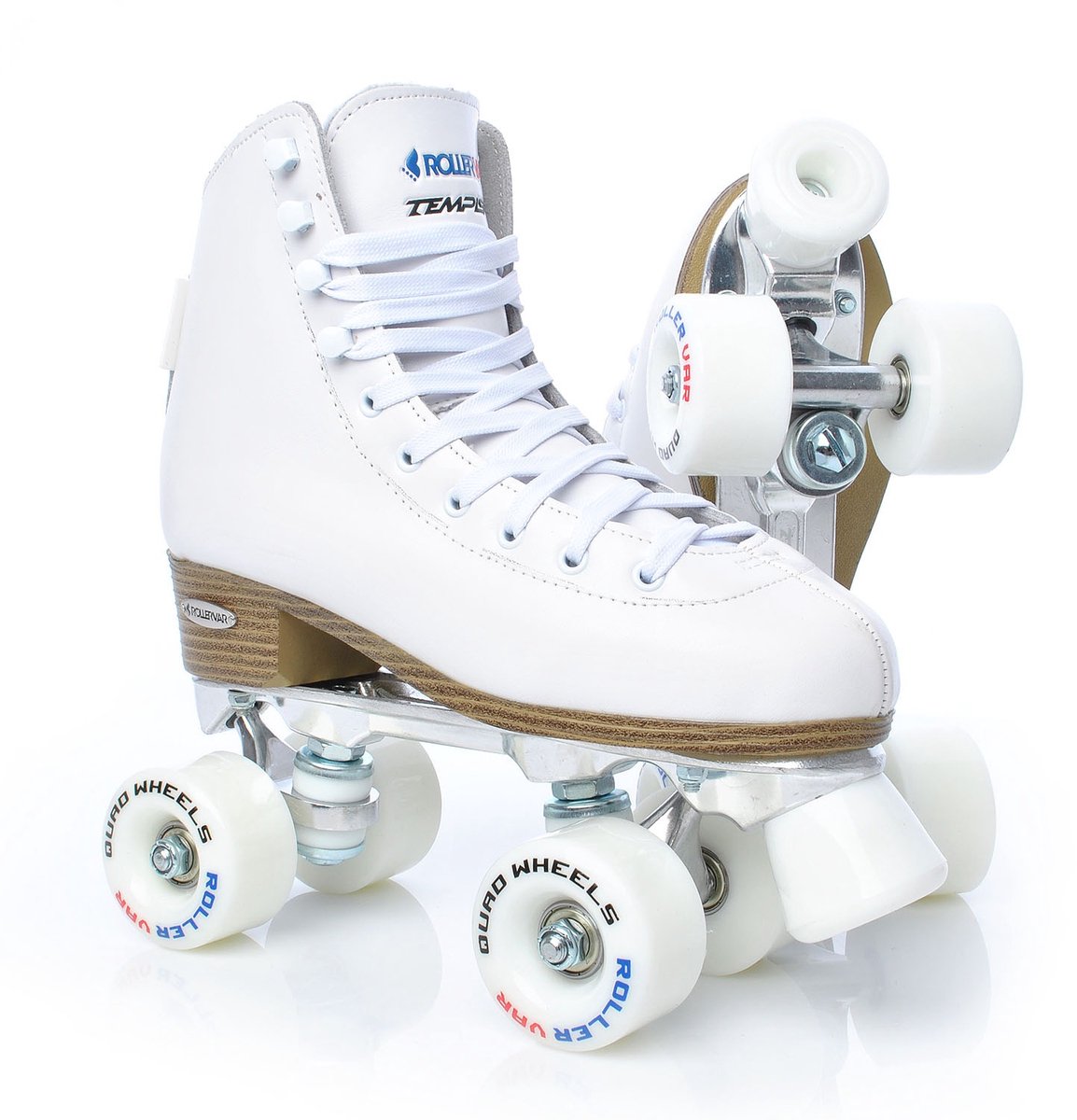 Tempish klassische Rollschuhe – Quad-Skates – weiß – Größe 41