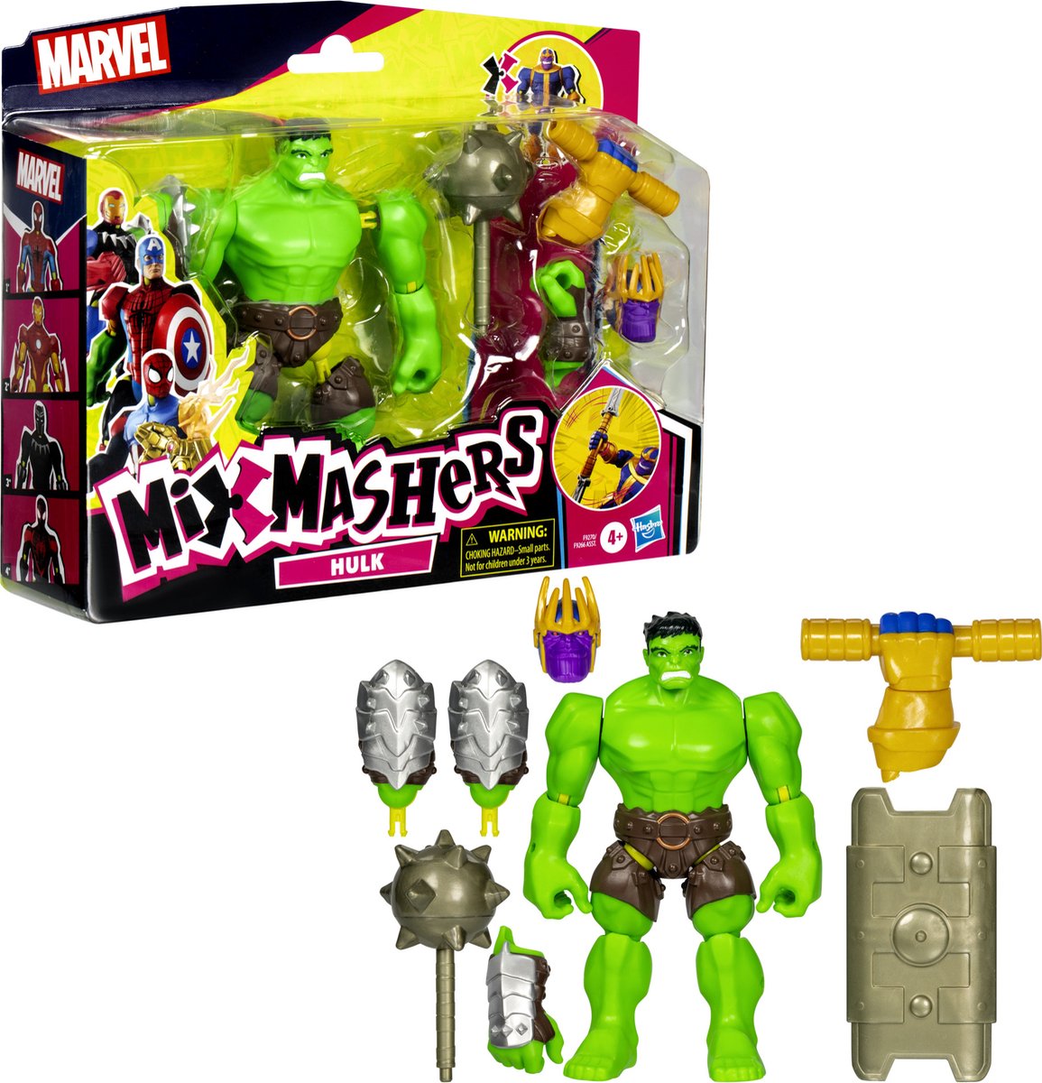 Hasbro Avengers Actionfigur Mixmashers Hulk Deluxe 12 cm Spielzeug.