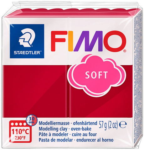Fimo Soft-Modelliermasse 57 g Kirschrot