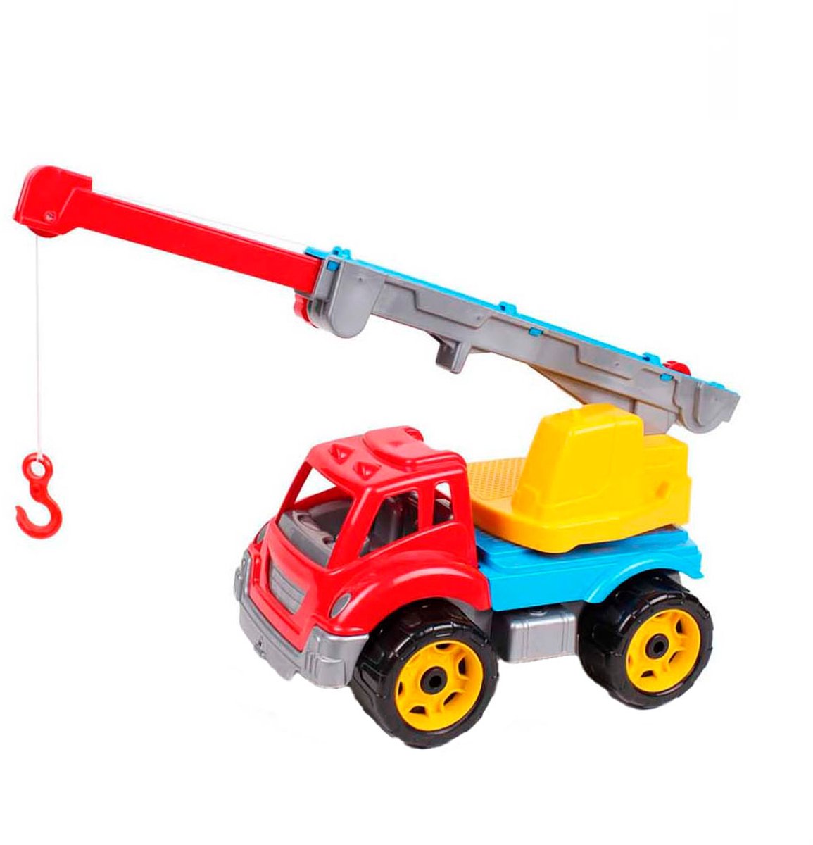 Sun Fun Kranwagen rot gelb, 36x20x21cm