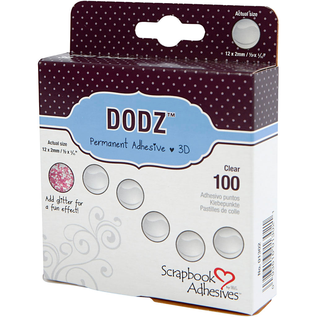 Dodz https: www.cchobby.nl -selbstklebende-punkte-d-12-mm-dicke-2-mm-100-stück-1-box