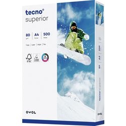 Kopieerpapier tecno 2100011536 a4 80 g m² wit 500 vellen