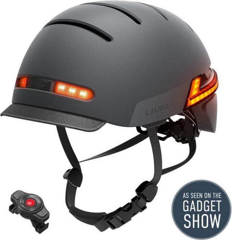 Livall bh51m neo black medium – (intelligenter) Fahrradhelm – SOS-Funktion – LED-Blinker – intelligente Beleuchtung
