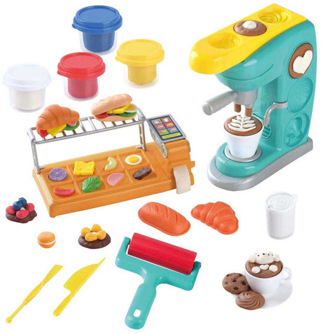 Playgo Ton-Set für den Speisesaal – 4 Tontöpfe