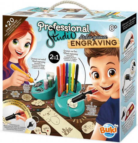 Buki France Buki – professionelle Studio-Gravurwerkstatt – Gravur in Holz und Metall – kreatives Spielzeug
