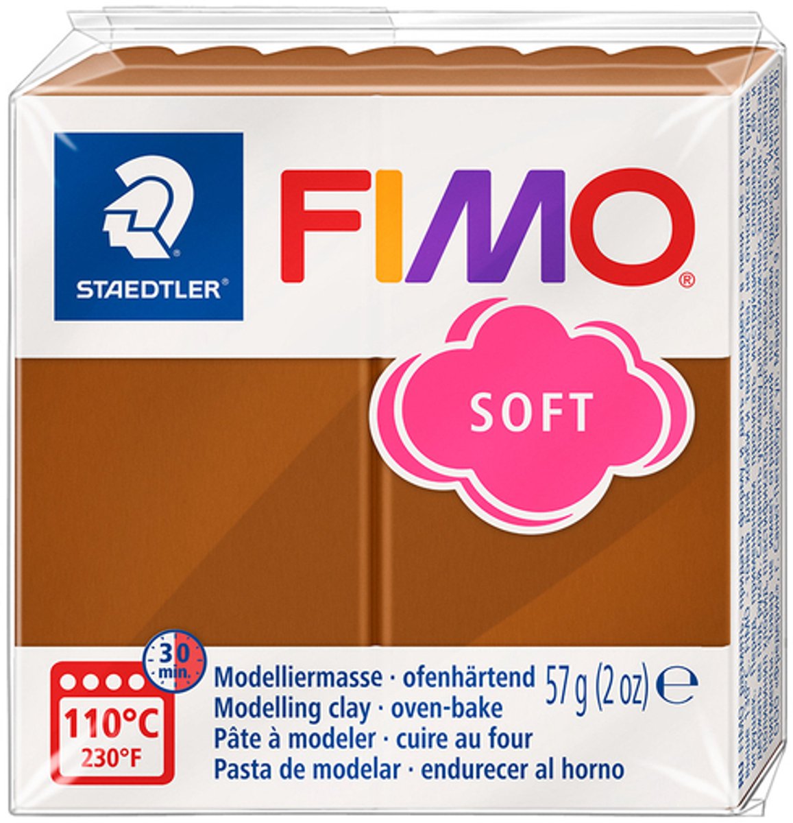Fimo weiche Modelliermasse 57 g Karamell